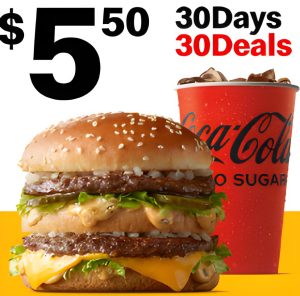 DEAL: McDonald’s - $5.50 Big Mac & Small Soft Drink on 12 November 2024 (30 Days 30 Deals) 1