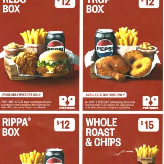 DEAL: Red Rooster Vouchers valid until 18 December 2024 9
