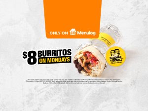 DEAL: Guzman Y Gomez - $8 Burritos with $15+ Spend on Mondays via Menulog (until 23 December 2024) 3