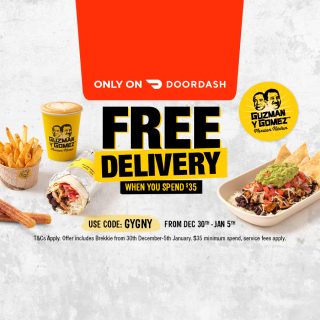 DEAL: Guzman Y Gomez - Free Delivery with $35 Spend via DoorDash (until 5 January 2025) 10