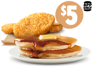 DEAL: Hungry Jack's - $5 Pancakes & 2 Hash Browns via App 29 DEAL: Hungry Jack's - $5 Pancakes & 2 Hash Browns via App 1