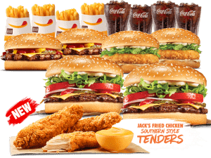 DEAL: Hungry Jack's $39.95 Southern Style Tenders Mega Feast 1