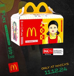 McDonald's Squid Game Meal to Launch 11 December 2024 in Australia 1
