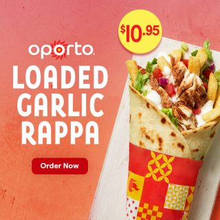 NEWS: Oporto Loaded Garlic Rappa Returns 9 NEWS: Oporto Loaded Garlic Rappa Returns 9
