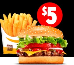 DEAL: Hungry Jack's - Whopper Junior Cheese & Medium Chips for $5 Pickup via App 29 DEAL: Hungry Jack's - Whopper Junior Cheese & Medium Chips for $5 Pickup via App 1
