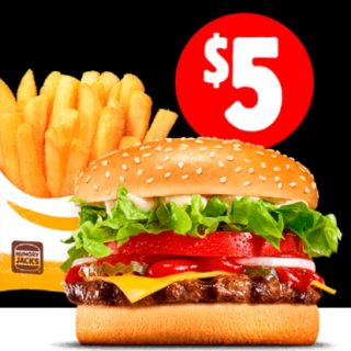 DEAL: Hungry Jack's - Whopper Junior Cheese & Medium Chips for $5 Pickup via App 2 DEAL: Hungry Jack's - Whopper Junior Cheese & Medium Chips for $5 Pickup via App 2