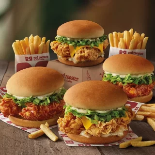 DEAL: Red Rooster $25 Burger Feed 1
