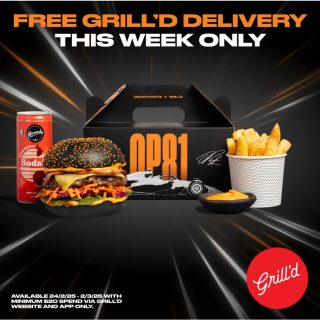 DEAL: Grill'd - Free Delivery Over $20 via Website & App (until 2 March 2025) 4 DEAL: Grill'd - Free Delivery Over $20 via Website & App (until 2 March 2025) 4