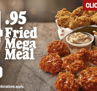 DEAL: Red Rooster - $44.95 Fried Mega Meal via Click & Collect Online or App (until 23 March 2025) 4