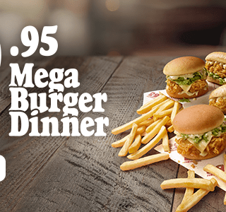 DEAL: Red Rooster - $49.95 Mega Burger Dinner via Red Rooster Delivery (until 23 March 2025) 5