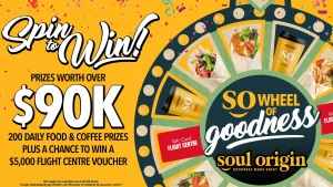 DEAL: Soul Origin - Brekkie Bundles & Kicker Deals until 9 April 2025 + Spin to Win Prizes 1