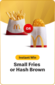 Small Fries or Hash Brown - Suprize Fries McDonald's 2025 1 Small Fries or Hash Brown - Suprize Fries McDonald's 2025 1