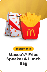 Macca's Fries Speaker & Lunch Bag - Suprize Fries McDonald's 2025 1 Macca's Fries Speaker & Lunch Bag - Suprize Fries McDonald's 2025 1