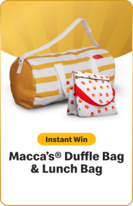 Macca's Duffle Bag & Lunch Bag - Suprize Fries McDonald's 2025 1 Macca's Duffle Bag & Lunch Bag - Suprize Fries McDonald's 2025 1