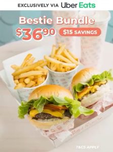 DEAL: Betty's Burgers - $36.90 Bestie Bundle via Uber Eats 7