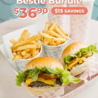 DEAL: Betty's Burgers - $36.90 Bestie Bundle via Uber Eats 1