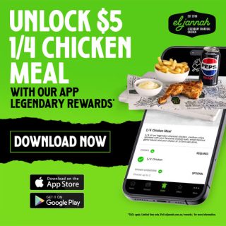 El Jannah Launches $5 Quarter Chicken Meal for New App Members 3