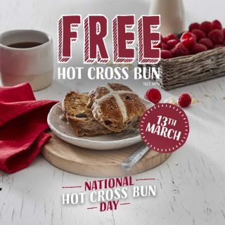 DEAL: Bakers Delight - Free Raspberry & White Choc Hot Cross Bun (13 March 2025) 2 DEAL: Bakers Delight - Free Raspberry & White Choc Hot Cross Bun (13 March 2025) 2