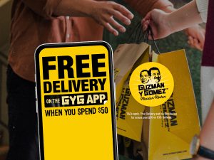 DEAL: Guzman Y Gomez - Free Delivery with $50 Spend & No Service Fees via App 1