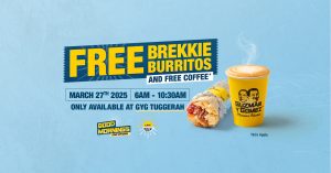 DEAL: Guzman Y Gomez Tuggerah NSW - Free Brekkie Burrito & Free Coffee (6-10:30am 27 March 2025) 1