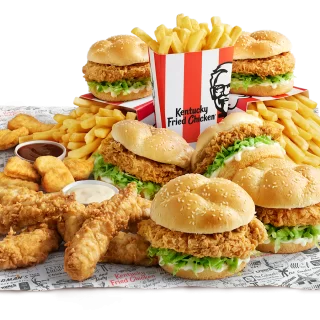 DEAL: KFC $49.95 Mega Burger Feast 5
