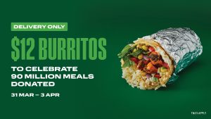 DEAL: Zambrero - $12 Burrito via DoorDash, Uber Eats & Menulog (until 3 April 2025) 3