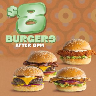 DEAL: Ribs & Burgers - $8 Burgers with $20 Minimum Spend After 8pm on Sundays-Thursdays 7