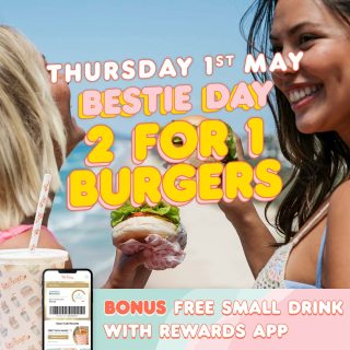 DEAL: Betty's Burgers - 2 for 1 Burgers + Free Small Drink via App (1 May 2025) 9