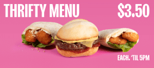 DEAL: Grill'd - $3.50 Thrifty Menu Before 5pm 1 DEAL: Grill'd - $3.50 Thrifty Menu Before 5pm 1