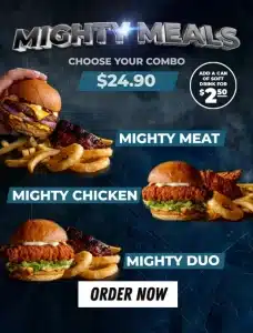 DEAL: Ribs & Burgers - $24.90 Mighty Meals 3