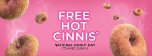 DEAL: Donut King - Free Cinnamon Donut (6 June 2025) 3
