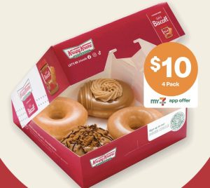 DEAL: 7-Eleven – $10 Krispy Kreme Biscoff 4 Pack via App (2 May 2025) 1 DEAL: 7-Eleven – $10 Krispy Kreme Biscoff 4 Pack via App (2 May 2025) 1