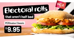 DEAL: Nando's - $9.95 PERinaise Classic Roll, Pita or Wrap (until 5 May 2025) 5
