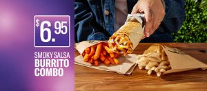 DEAL: Taco Bell - $6.95 Smoky Salsa Burrito Combo 2