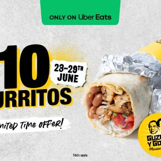Guzman y Gomez Launches 40% Off Mini Burritos via Uber Eats until 31 August 2025 6
