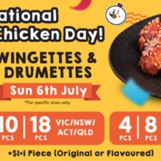 DEAL: Nene Chicken - $1 Wingettes & Drumettes Each (6 July 2025) 6
