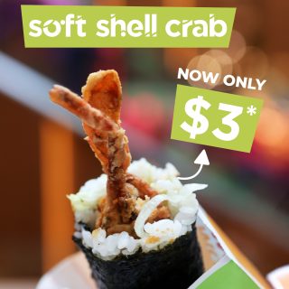 DEAL: Sushi Hub - $3 Soft Shell Crab Sushi Roll (18 to 24 June 2025) 1