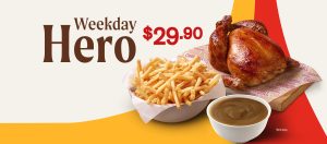 DEAL: Chargrill Charlie's $29.90 Weekday Hero on Mondays-Thursdays 2