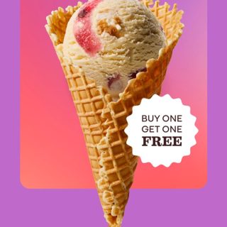 DEAL: Baskin Robbins – Buy One Get One Strawberry Tres Leches Cake 1 Scoop Waffle Cone for Club 31 Members 5