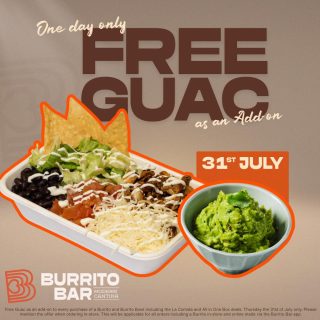 DEAL: Burrito Bar - Free Guac Addon (31 July 2025) 7