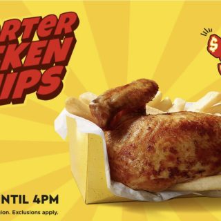 DEAL: Chicken Treat - $5.50 Quarter Chicken & Chips until 4pm (until 5 August 2025) 9