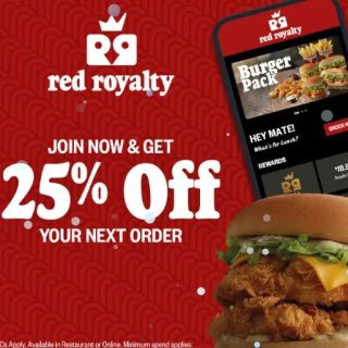 DEAL: Red Rooster - 25% off Your Next Order for New Red Royalty Members 6