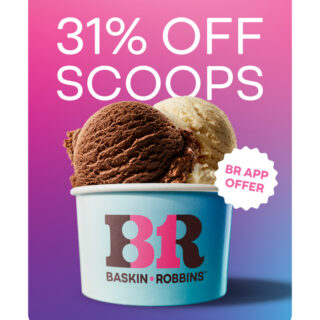 31% Off Scoops at Baskin-Robbins on Saturday, January 31, 2026 4 31% Off Scoops at Baskin-Robbins on Saturday, January 31, 2026 4