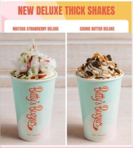Betty’s Burgers Launching New Deluxe Thick Shakes 7