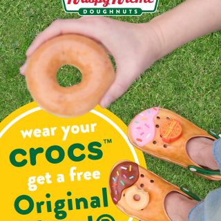 Krispy Kreme Giving Away Free Original Glazed Doughnut to Crocs Wearers on 9 August 2025 3