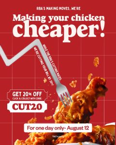 Red Rooster Announces ‘Rate Cut Day’ with 20% Off Click & Collect Orders on 12 August 2025 7 Red Rooster Announces ‘Rate Cut Day’ with 20% Off Click & Collect Orders on 12 August 2025 1