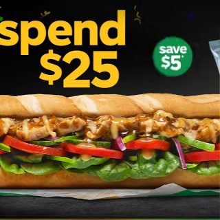 Subway Celebrates 60th Birthday with $5 Off Delivery Orders Over $25 9
