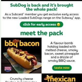 Subway Brings Back SubDogs With Three Loaded Flavours 10