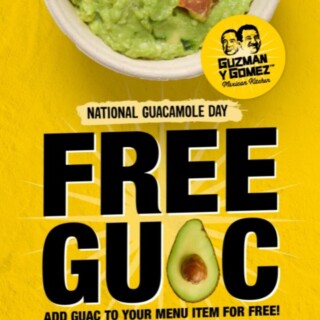 Guzman y Gomez National Guac Day: Free Guac Add-On via the App on 16 September 2025 2