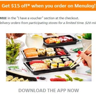Menulog Offers $15 Off $20 Spend for New Customers 1 Menulog Offers $15 Off $20 Spend for New Customers 1
